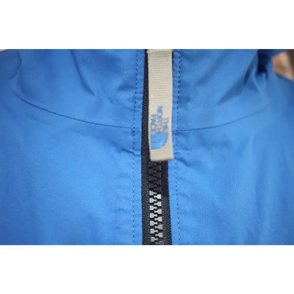 The North Face Jacket Boys Large 14 16 Blue Rain Coat Hooded Lightweight - Picture 3 of 9